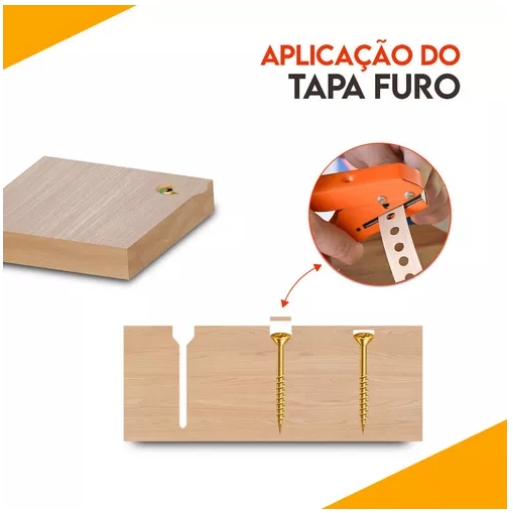 Alicate Vazador para Tapa Furos - 8mm + Escareador