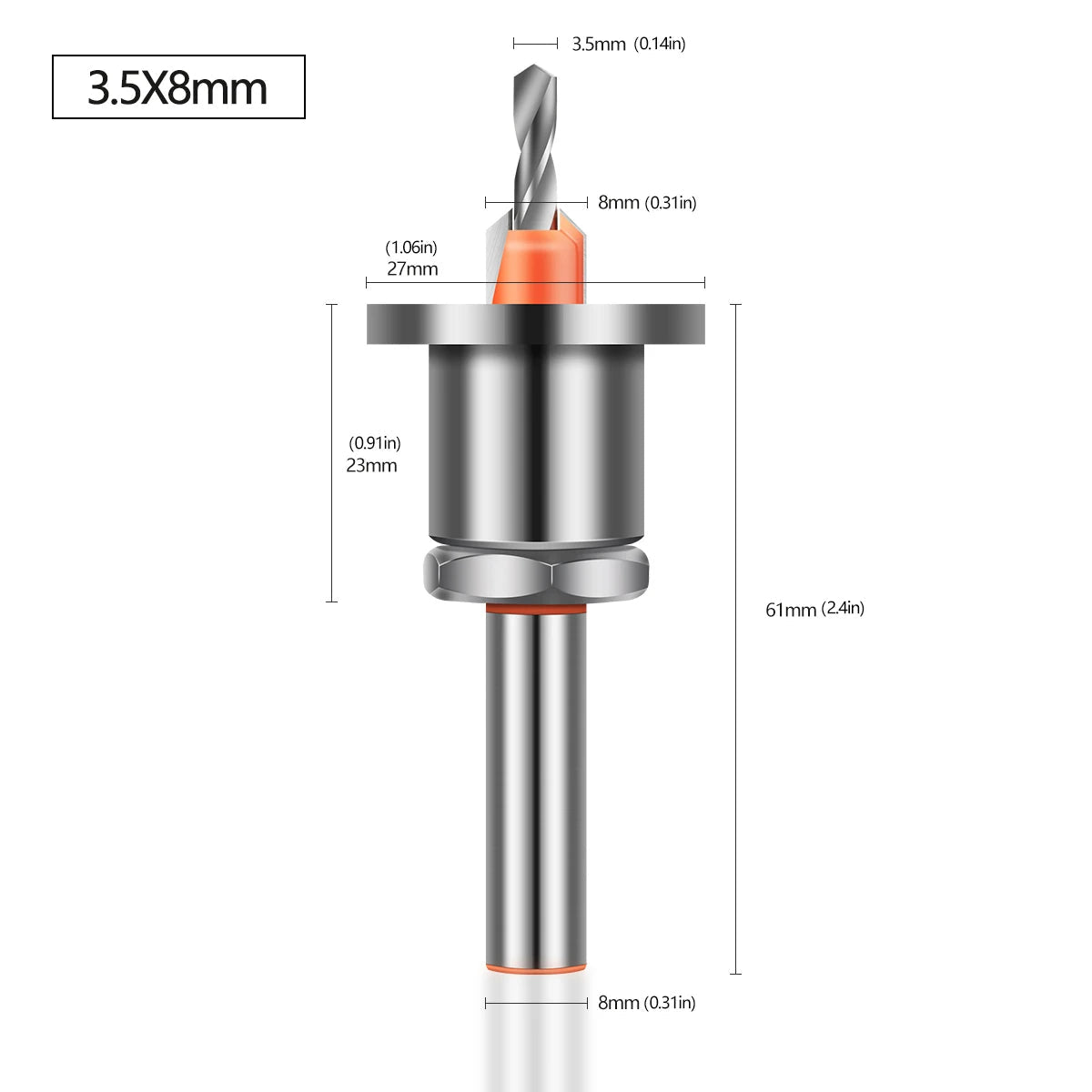 Escareador com Limitador 8mm