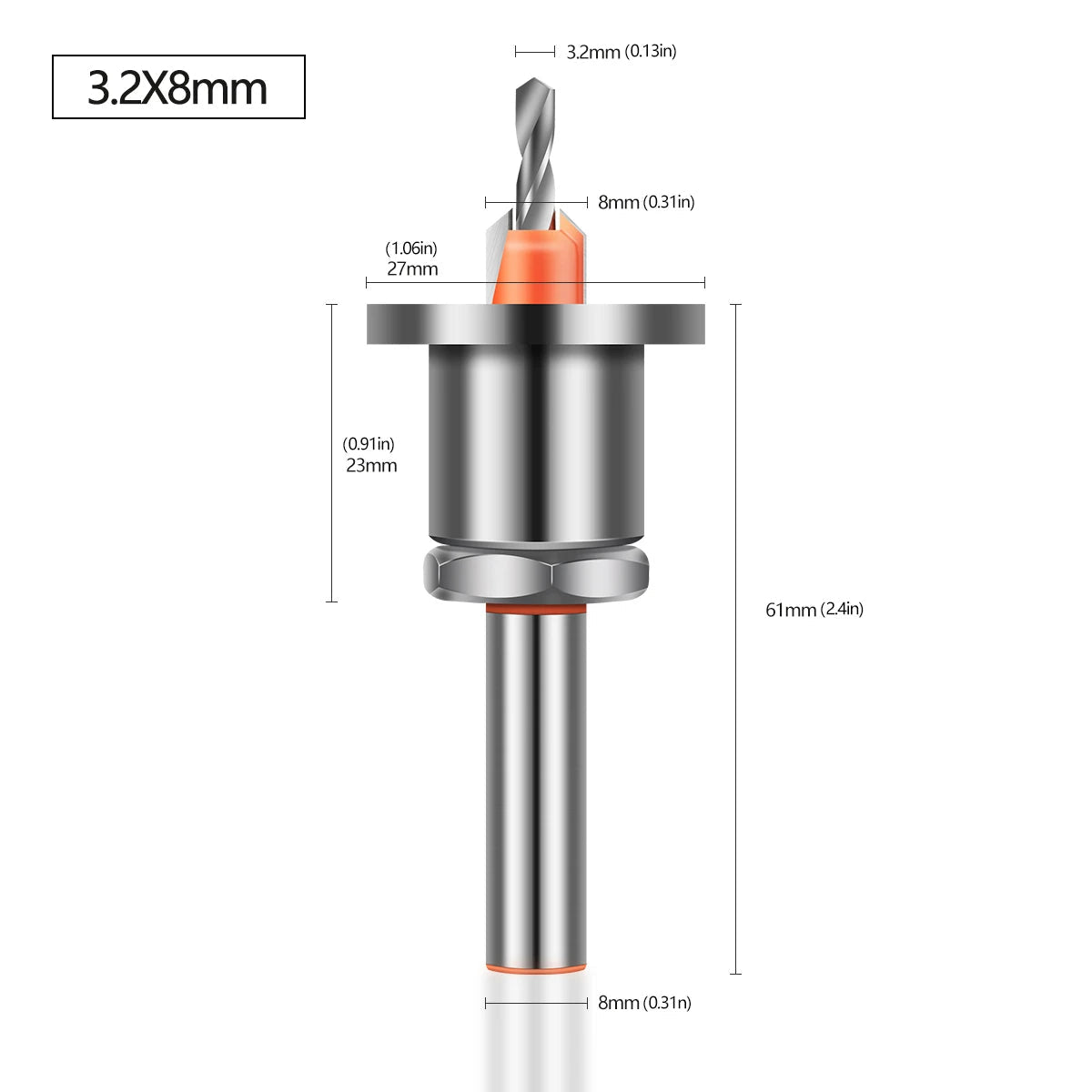 Escareador com Limitador 8mm