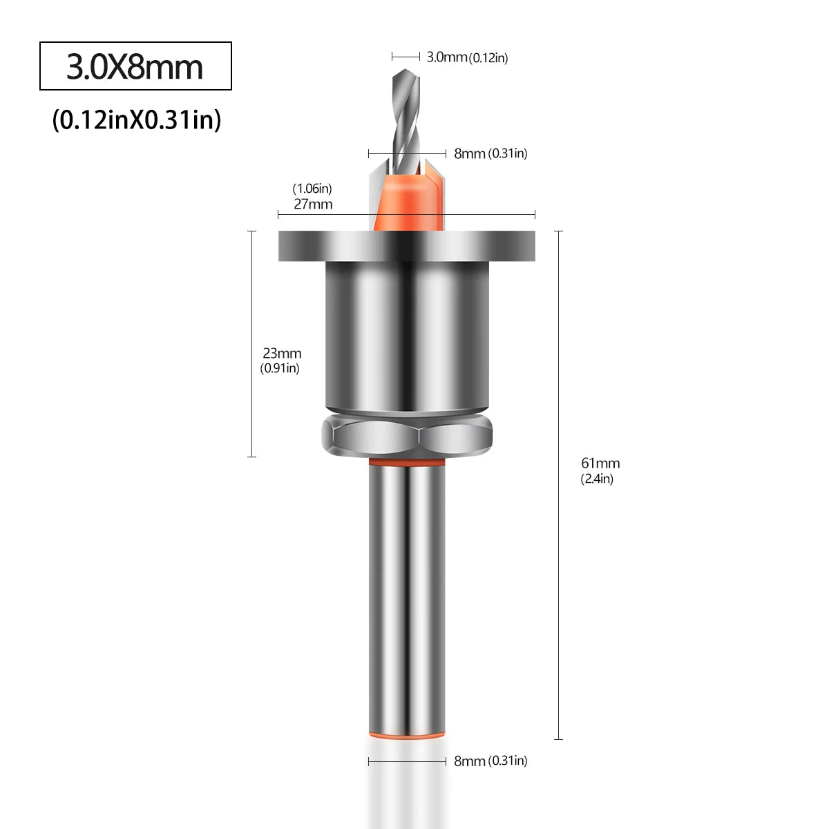Escareador com Limitador 8mm