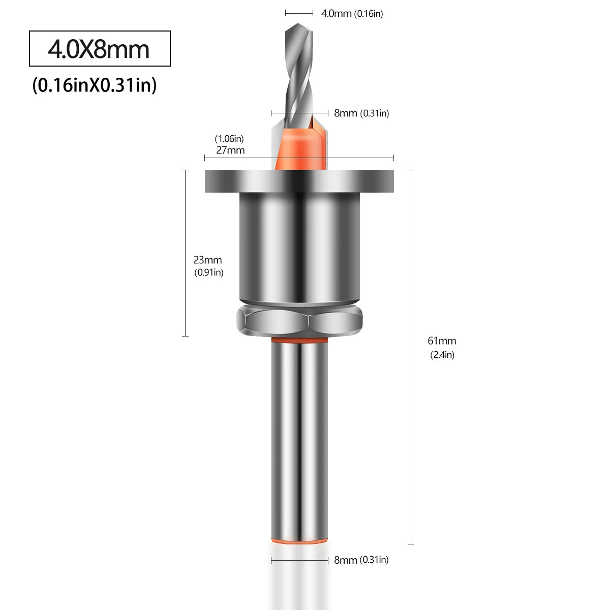 Escareador com Limitador 8mm